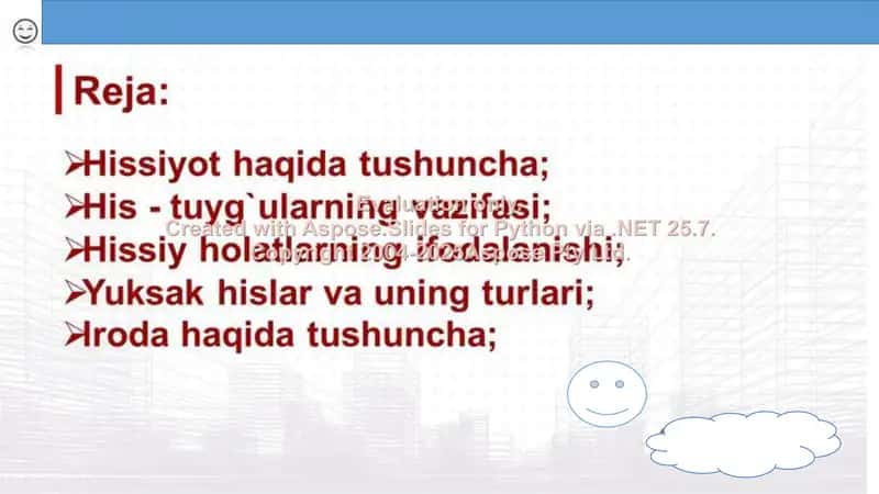 SHAXSNING HISSIY-IRODAVIY SOHASI 2