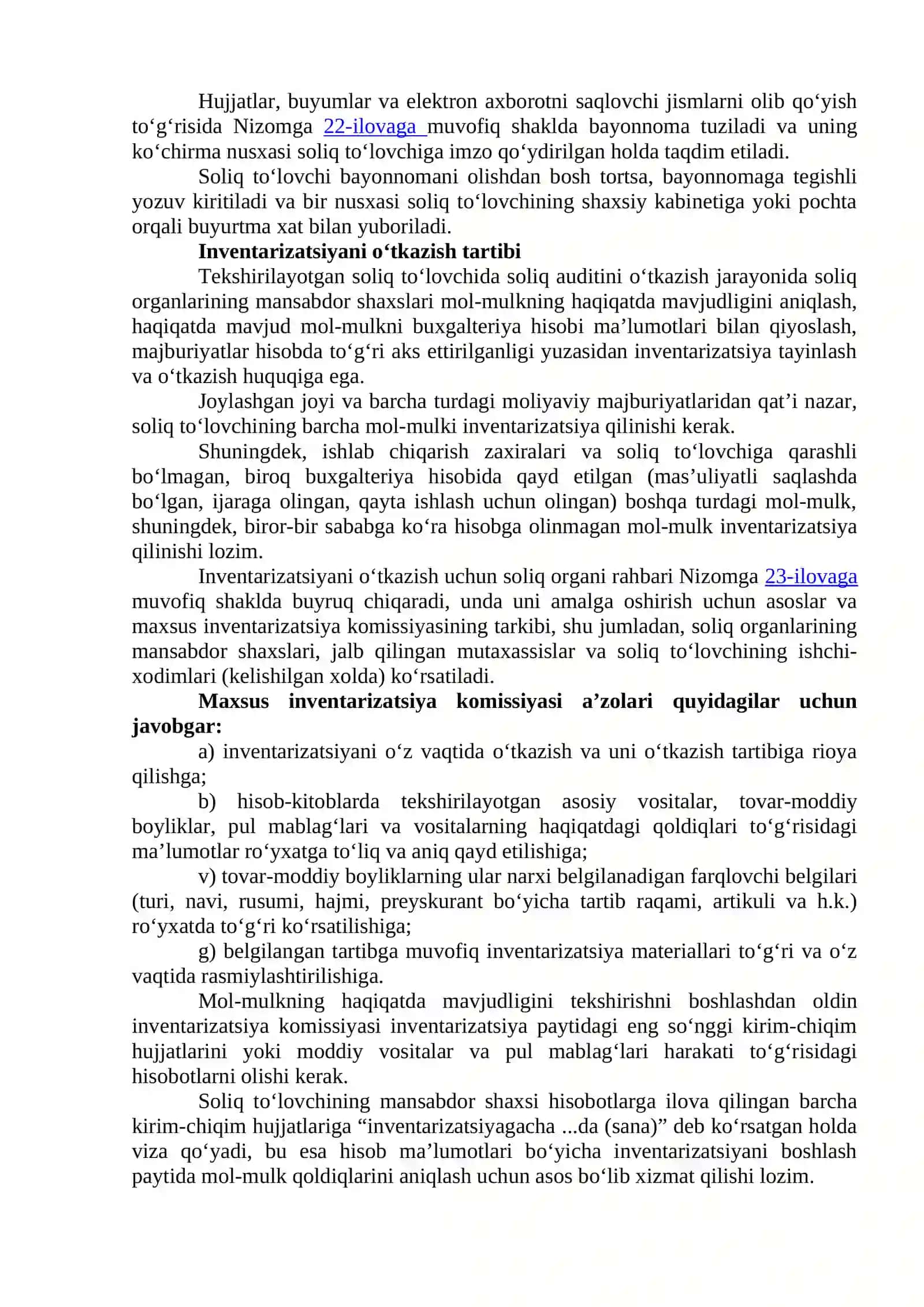 SOLIQ AUDITI TUSHUNCHASI VA UNI O‘TKAZISH BO‘YICHA BELGILANGAN UMUMIY QOIDALAR 2