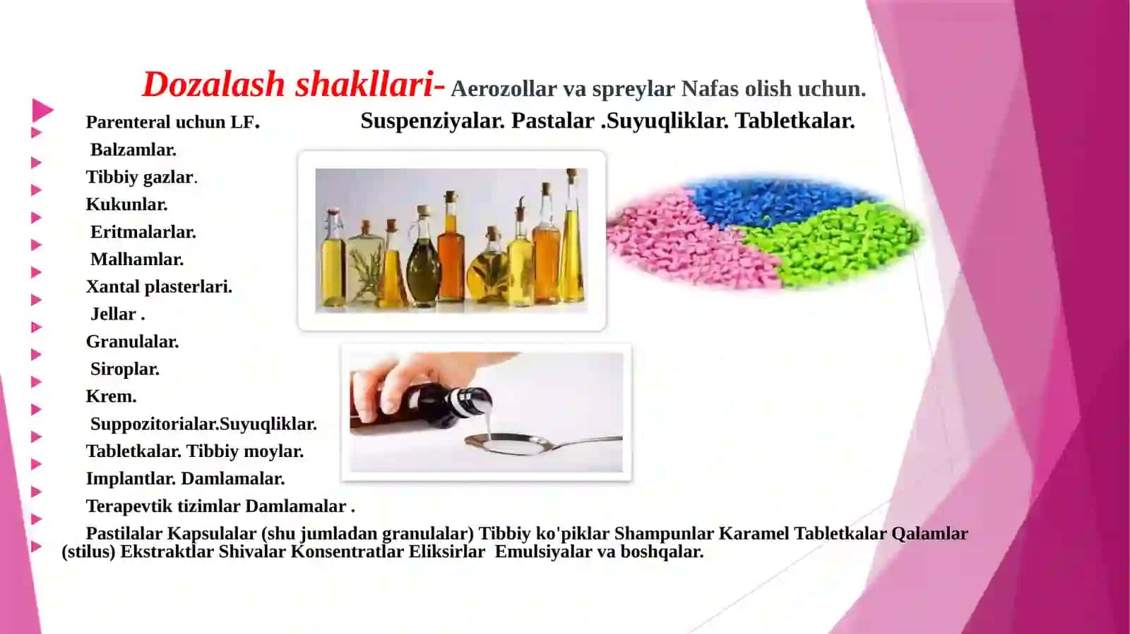 Kukunkar va granulalar texnologiyasi 2