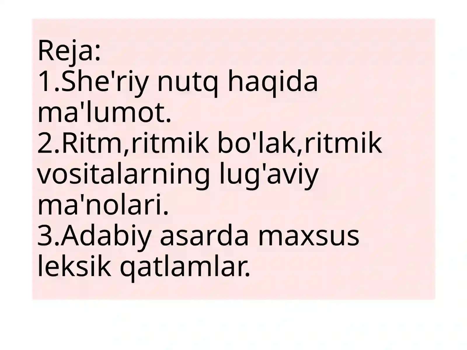 Adabiyot Darsi 2
