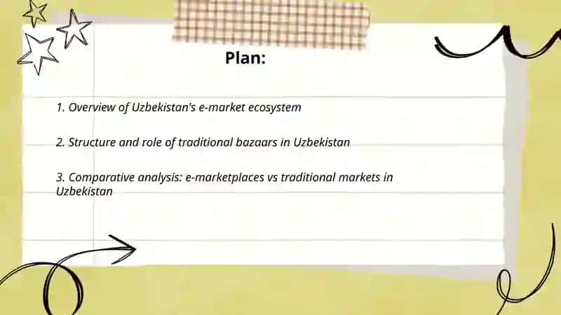 E-market and Traditional Markets in Uzbekistan 2
