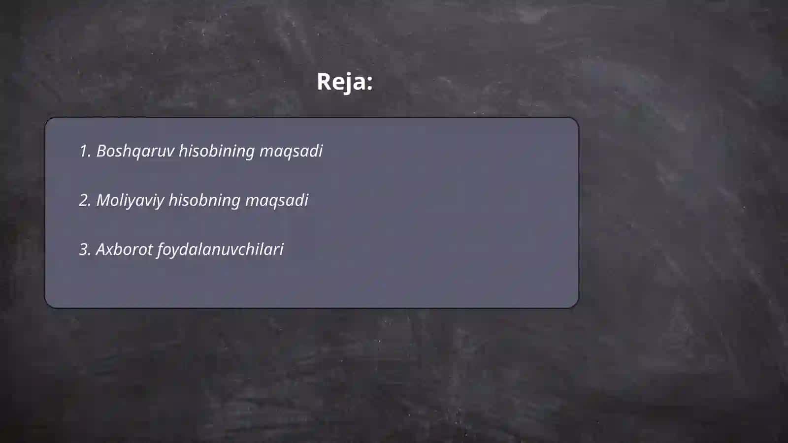 Boshqaruv va moliyaviy hisobning farqlari 2