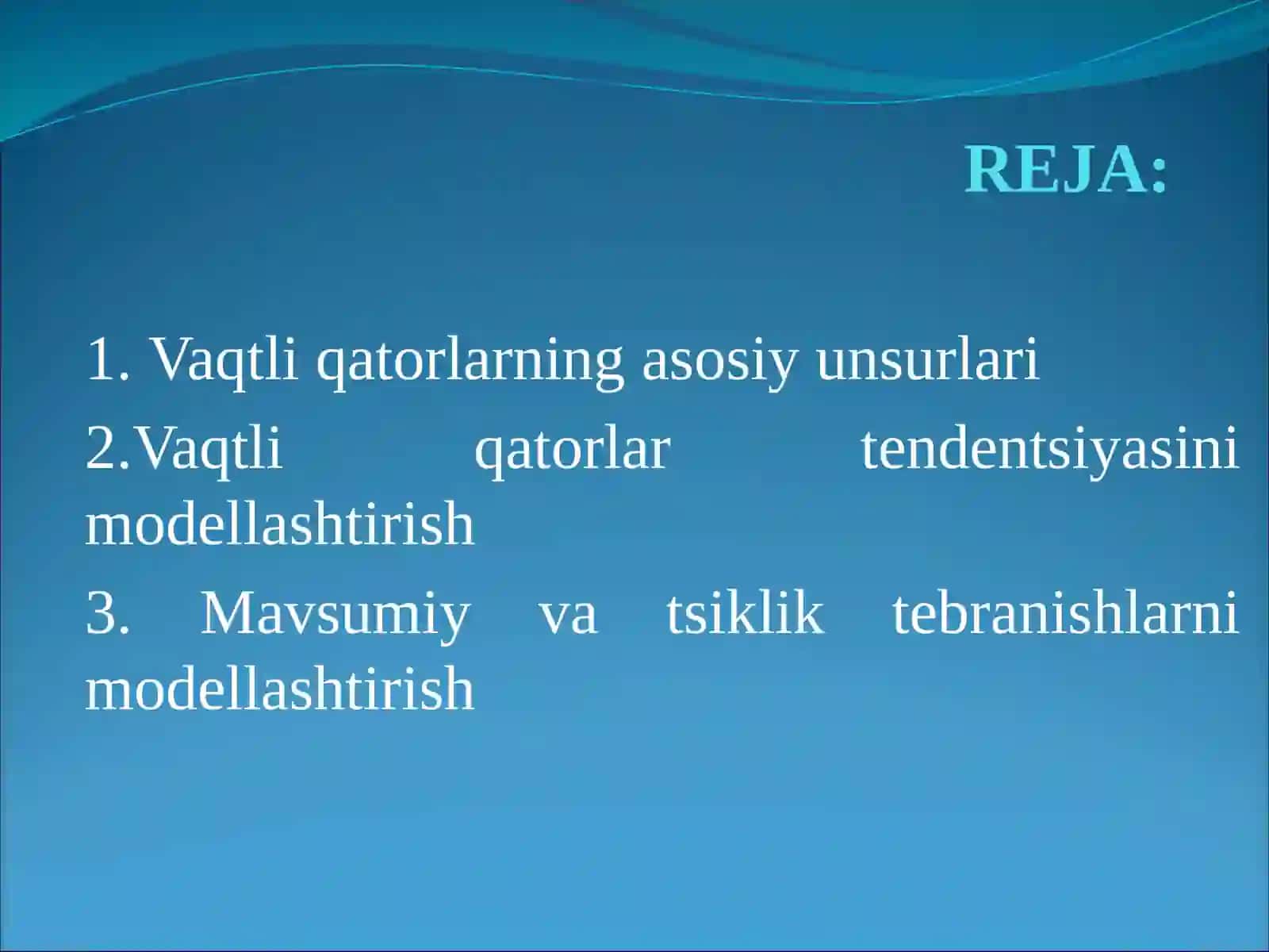 Vaqtliqatorlarning asosiy unsurlari 2