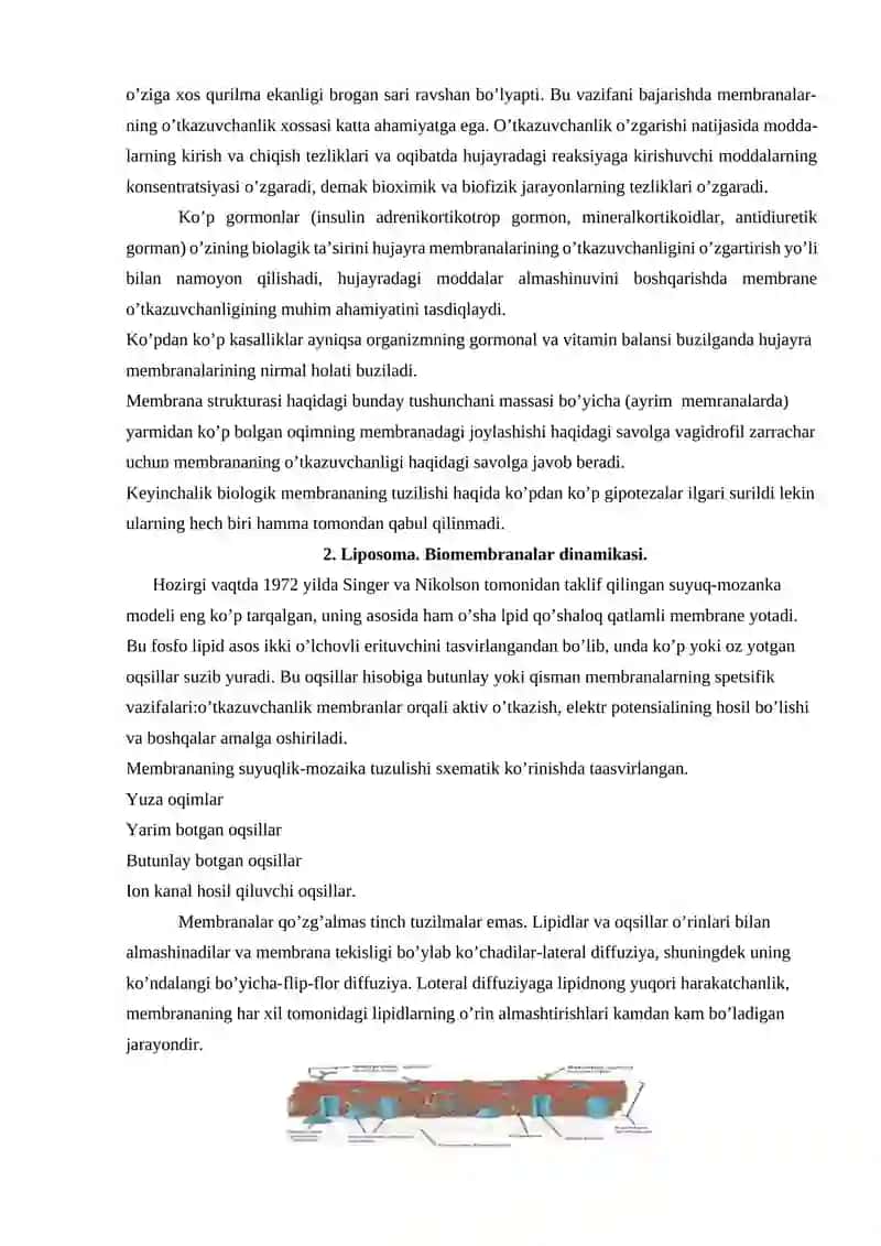 Biologik membranalar 2