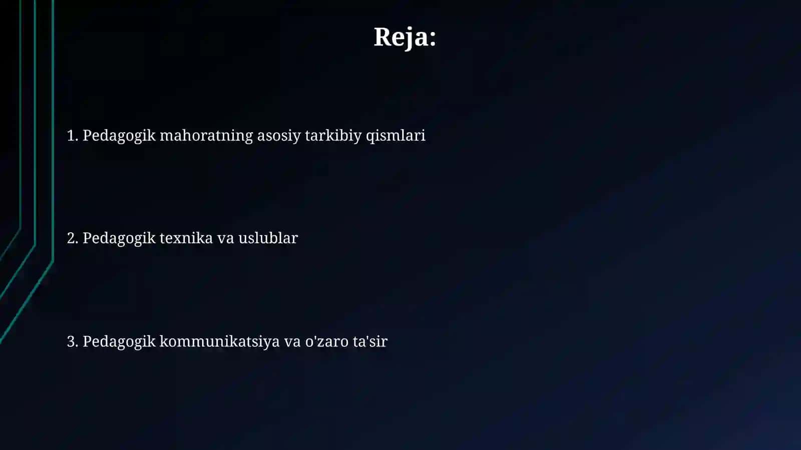 Pedagogik mahoratning asosiytarkibiyqismlari 2