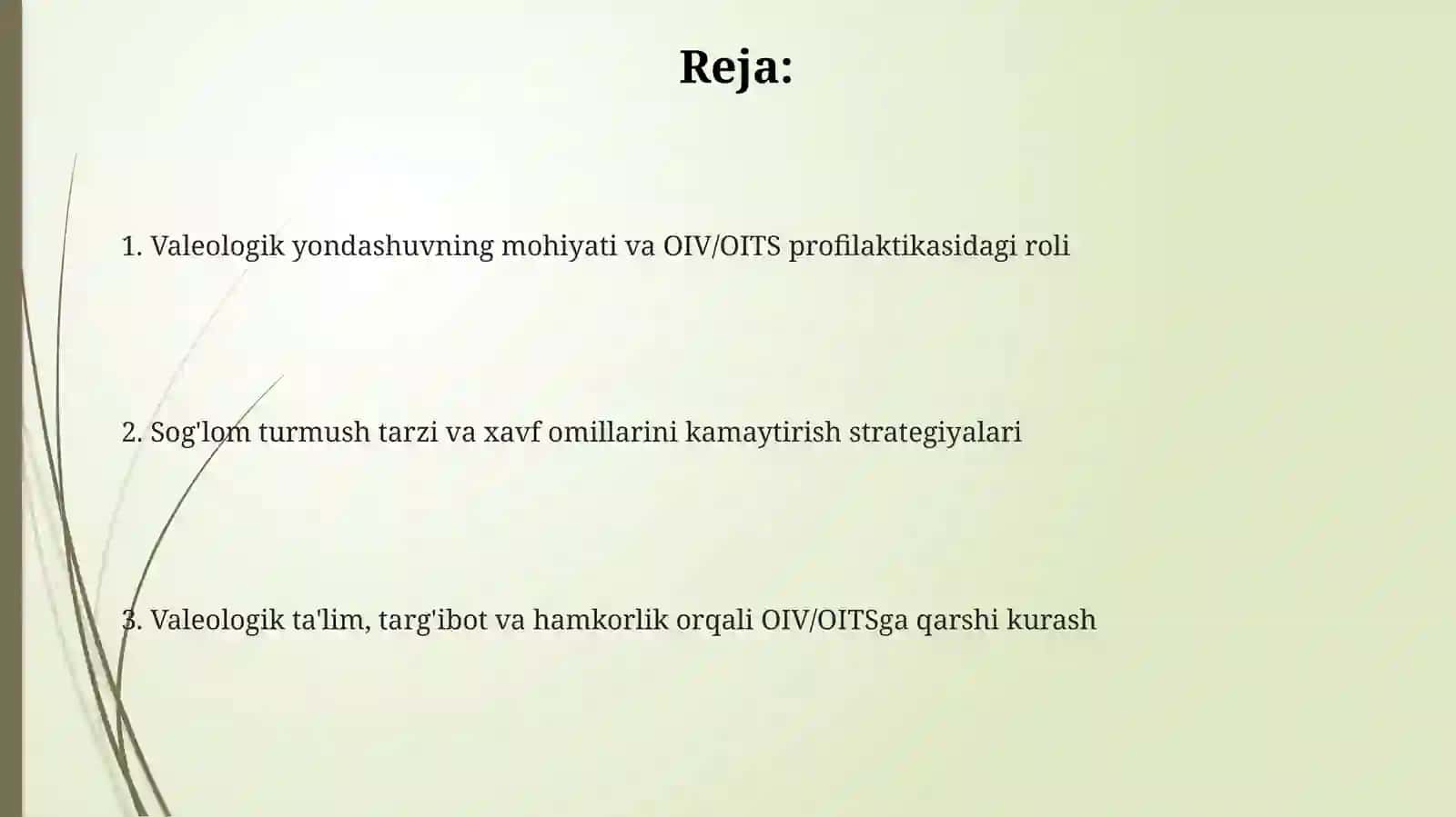 OIV OITSmuammolarinioldiniolishdavaleologikyondashuv 2