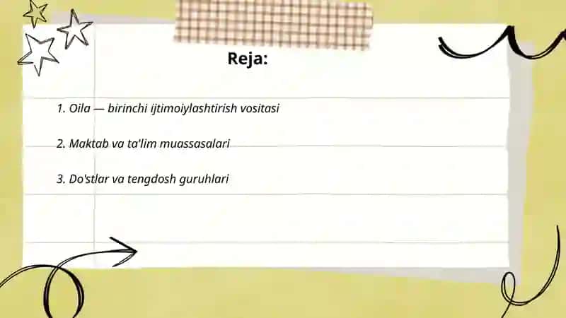 Oila — birinchi ijtimoiylashtirish vositasi 2