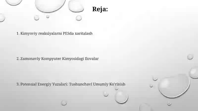 Potensial energiya sirtining ro'li 2
