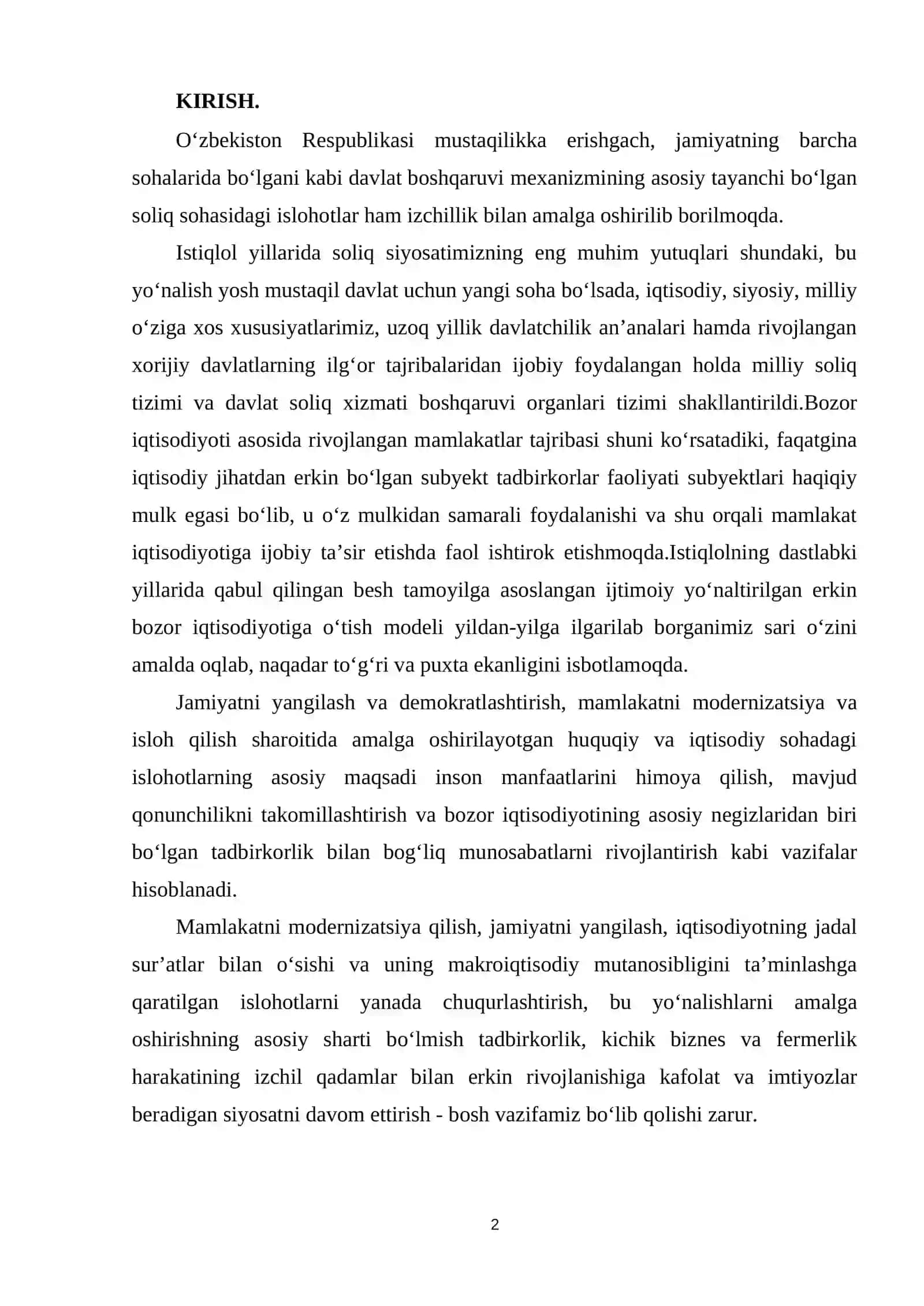 SOLIQ TIZIMI VА UNING VАZIFАLАRI 2