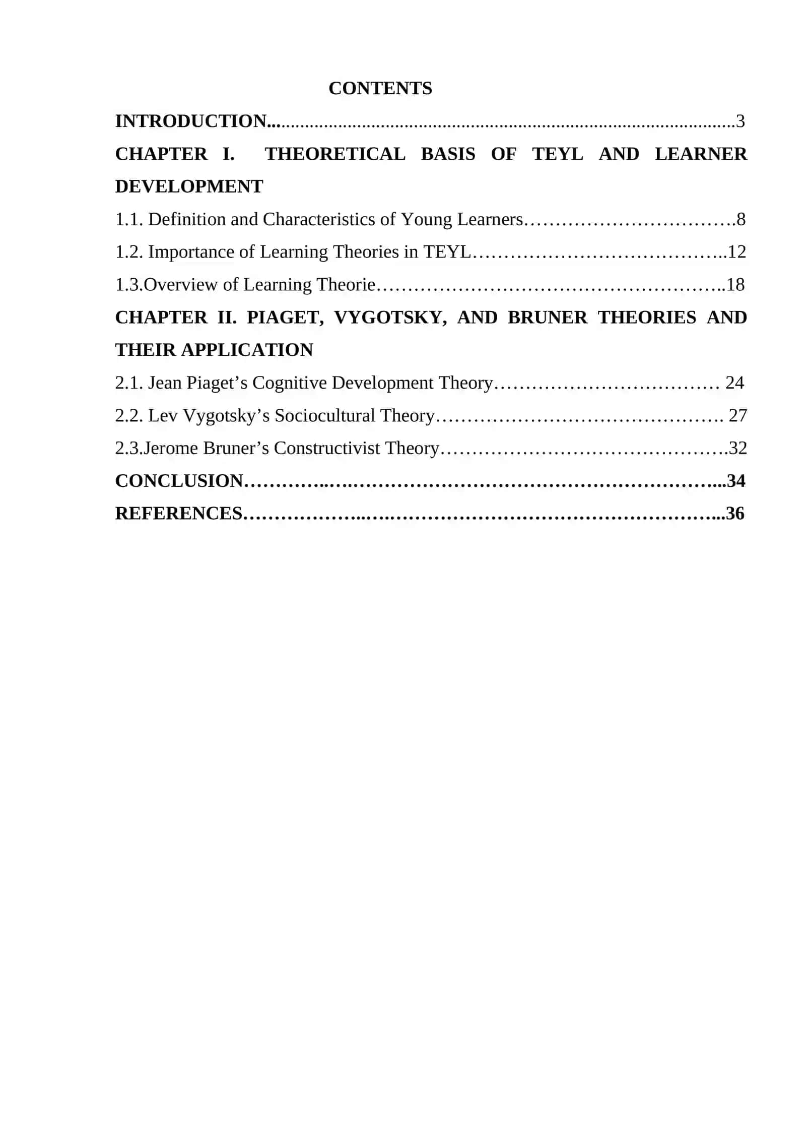 Piaget, Vygotsky, and Bruner’s Theories in TEYL 2
