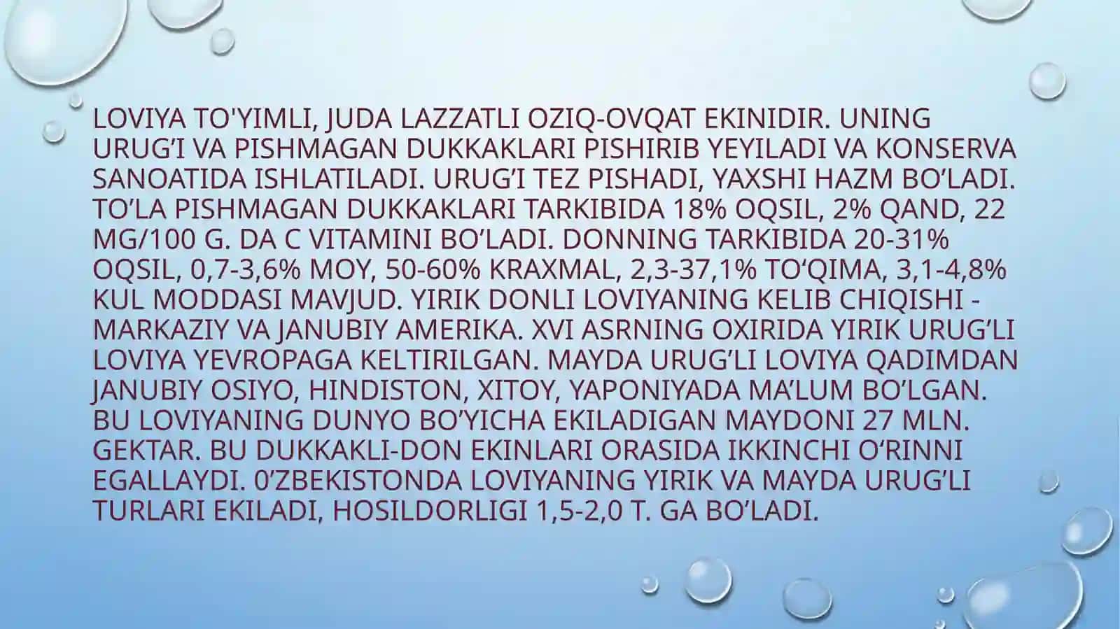 Loviya mahsuloti 2