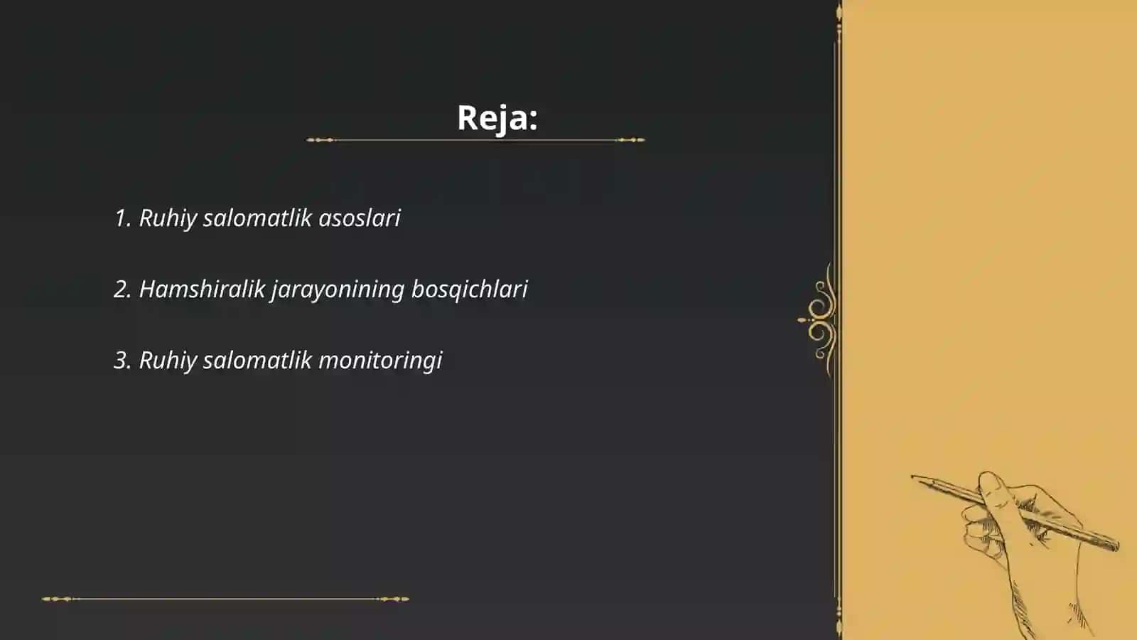 Ruhiy Salomatlik Asoslari 2