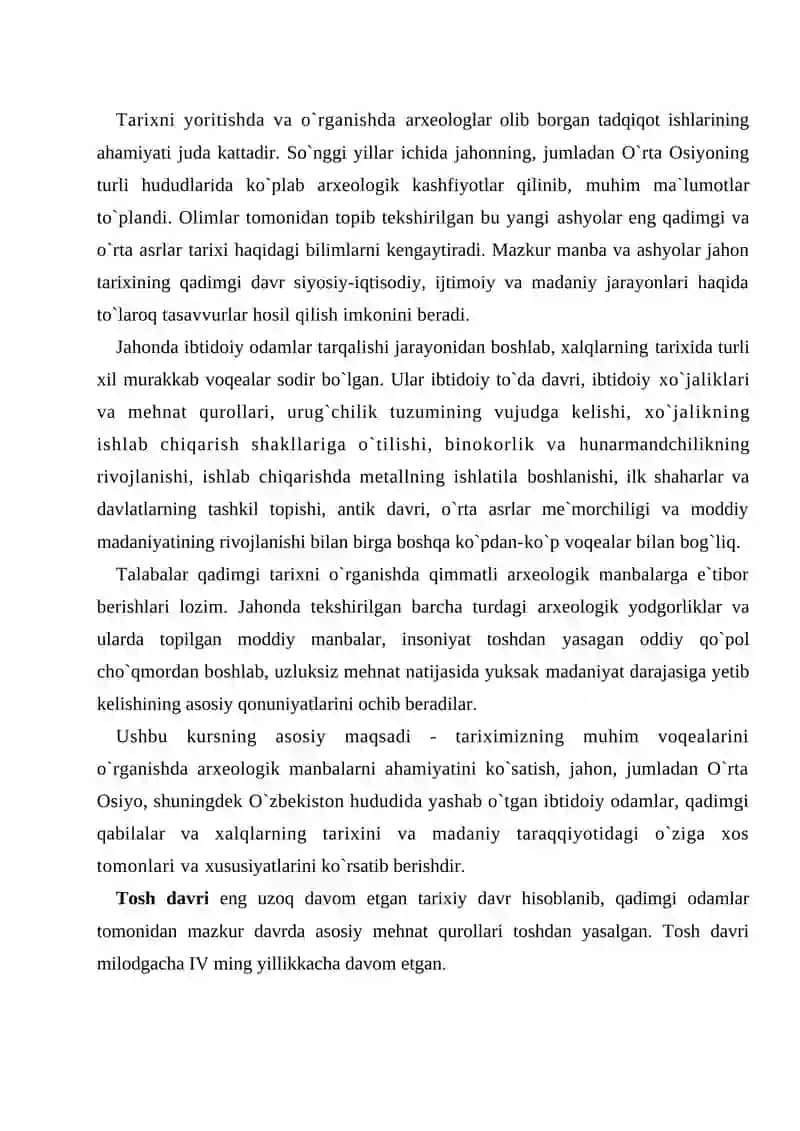 Ilk paleolit davri arxeologiyasi 2