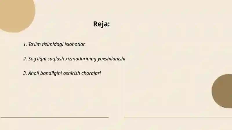 Ta'lim Tizimidagi Islohotlar 2