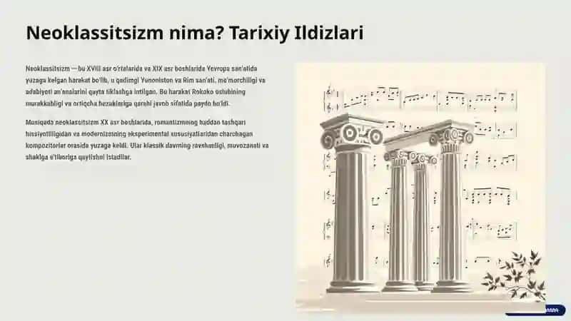 Neoklassitsizm va Musiqadagi Qayta Tiklanish 2