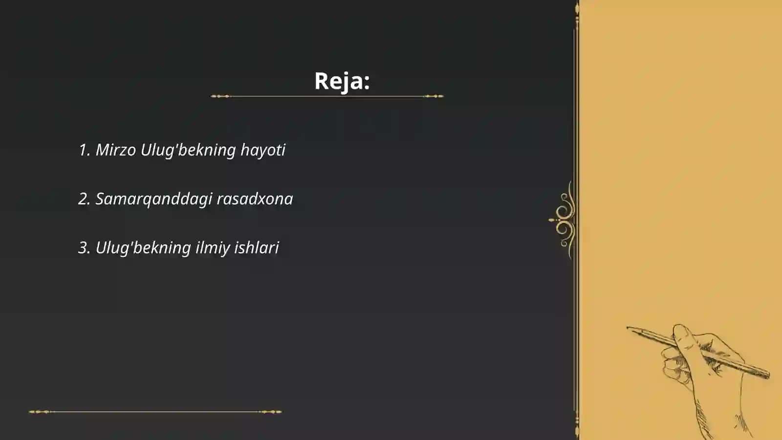 Mirzo Ulug'bekning hayoti 2