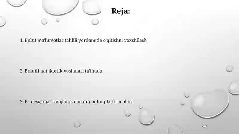 Kasbiy faoliyatda bulutli texnalogiyalar va ularning talimiy imkoniyatlar 2
