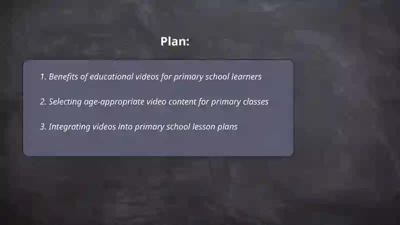 Using video materials in primary school 2