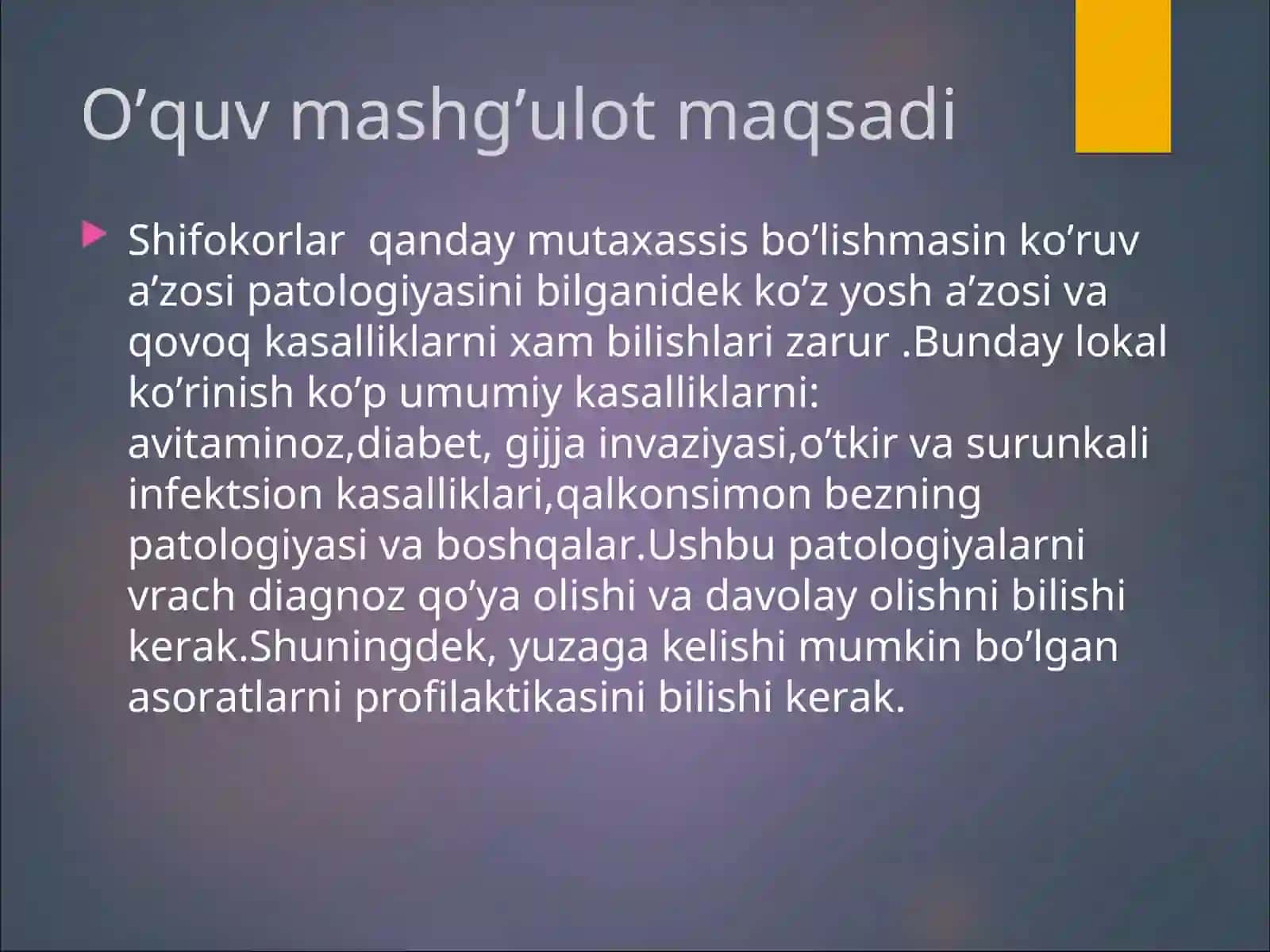 "Qovoq kasalliklari" 2