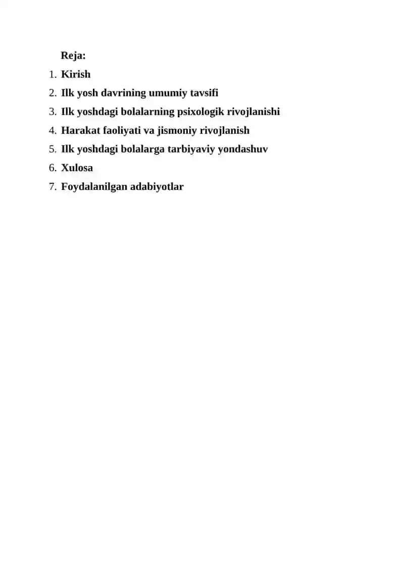 ILK YOSHDAGI BOLALARNING RIVOJLANISHINING O‘ZIGA XOS XUSUSIYATLARI 2