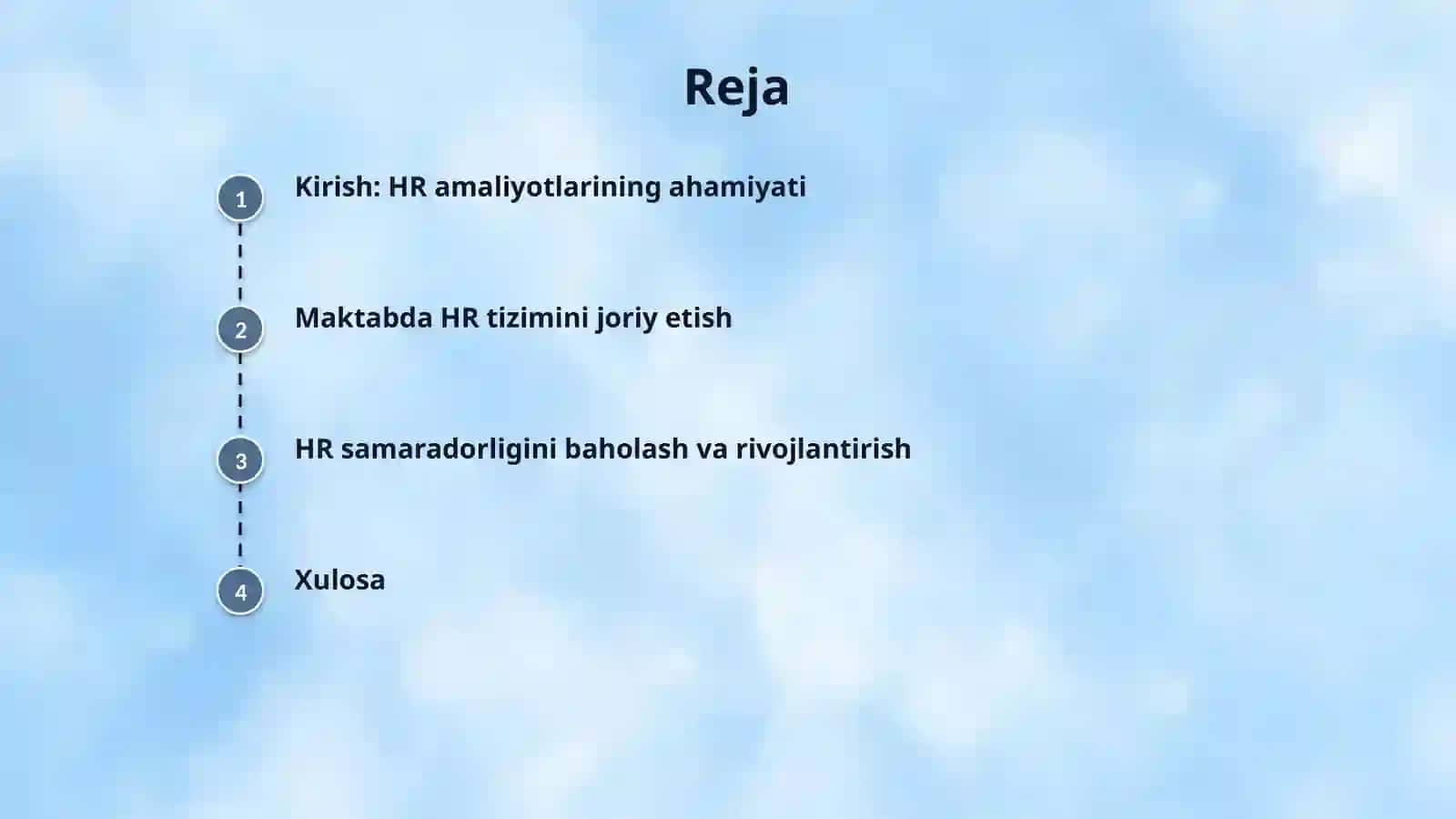 Maktabda inson resurslari HR amaloyotlarini joriy etish 2