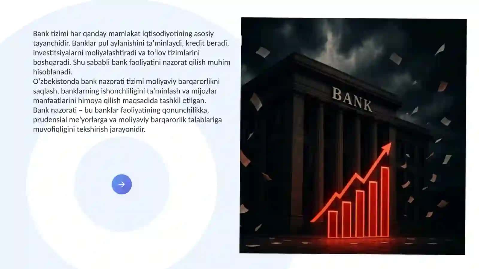 O‘zbekistonda bank nazoratini tashkil qilish asoslari 2
