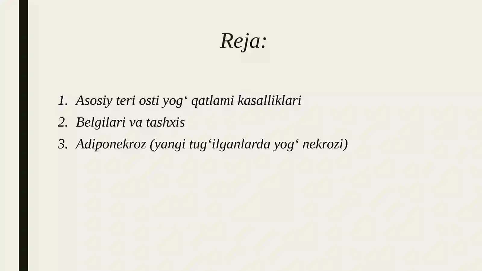 Chaqaloqlarda teri osti yog‘ qatlami kasalliklari 2