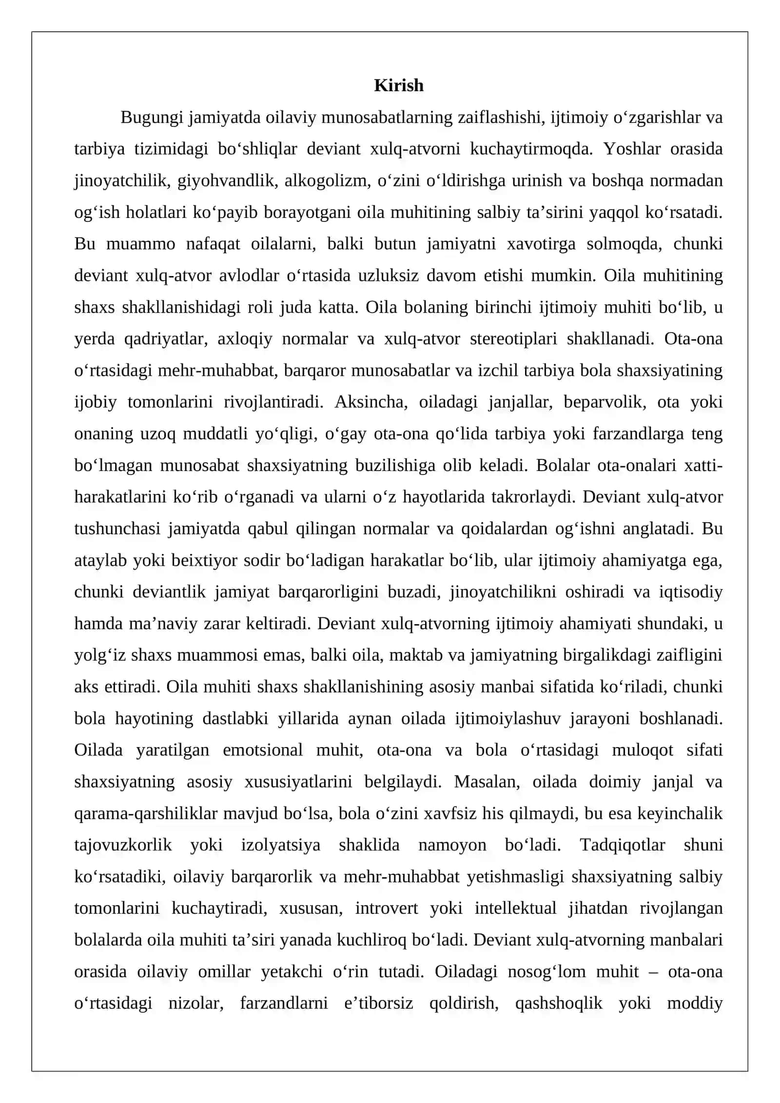 Oila va deviant xulq-atvor manbalari 2