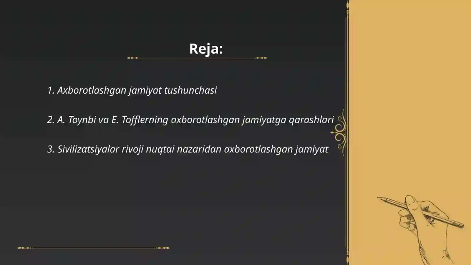 Axborotlashgan jamiyat va uning istiqbollari 2