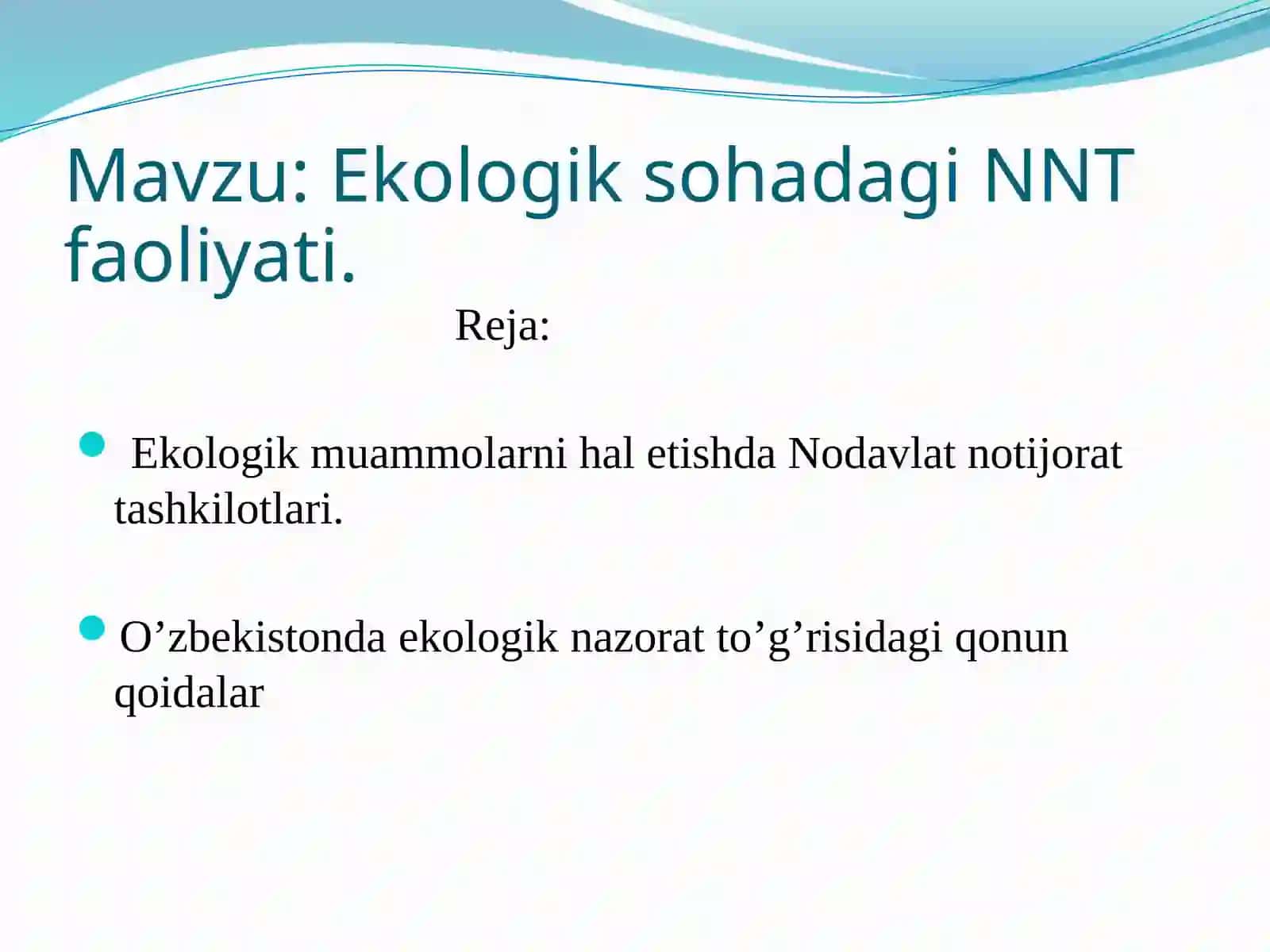 EkologiksohadagiNNTfaoliyati 2