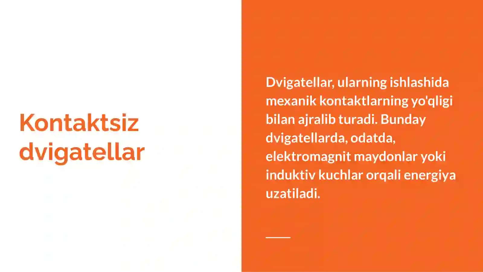 Kontaktsiz Dvigatellar 2