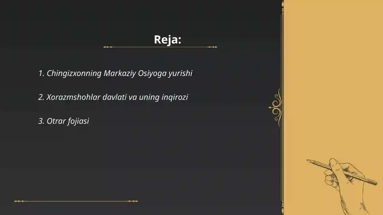 Chingizxonning Markaziy Osiyoga yurishi 2