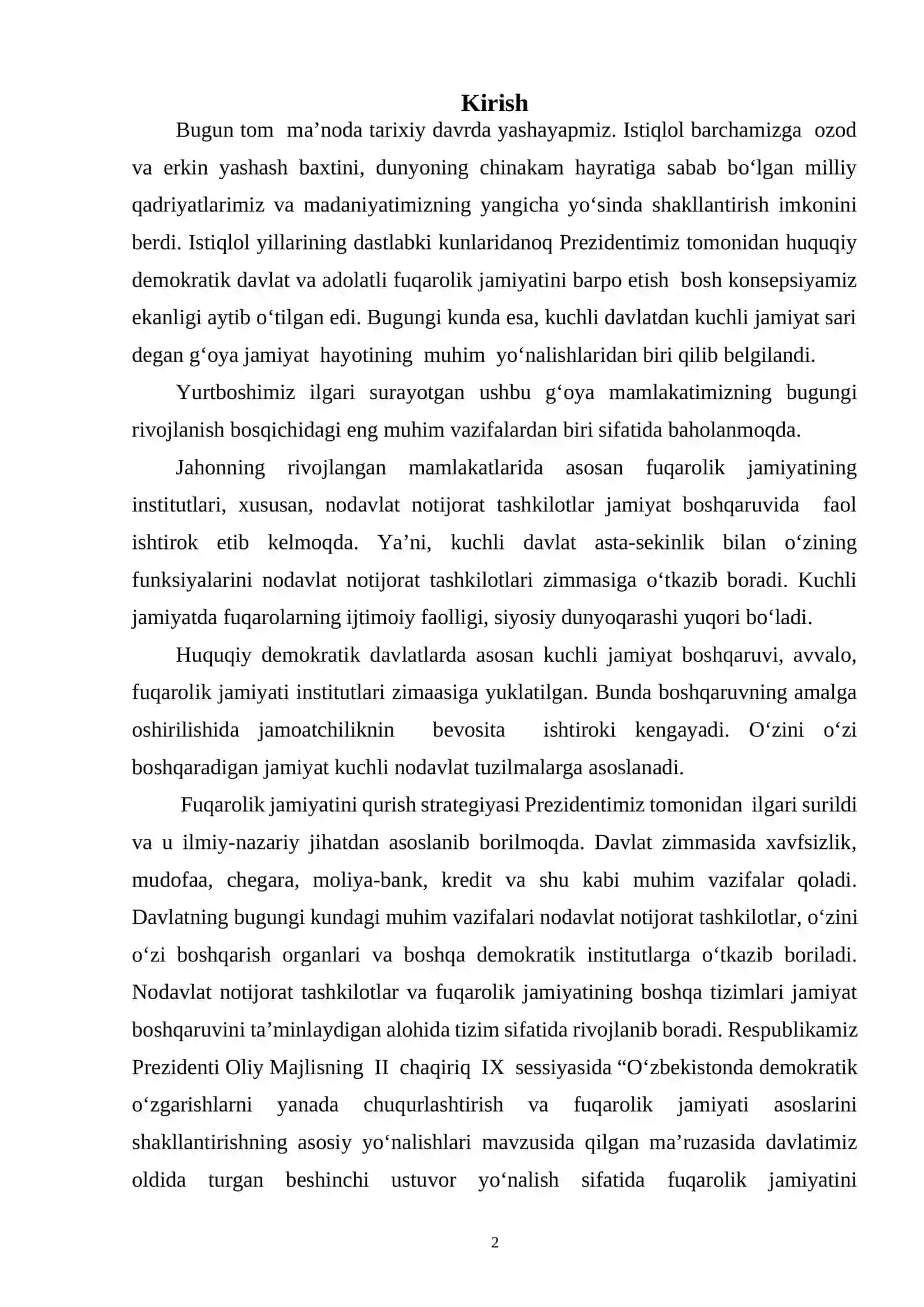 MUNDARIJA 2