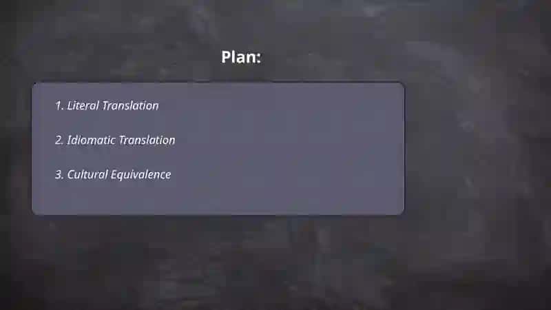 Literal Translation 2