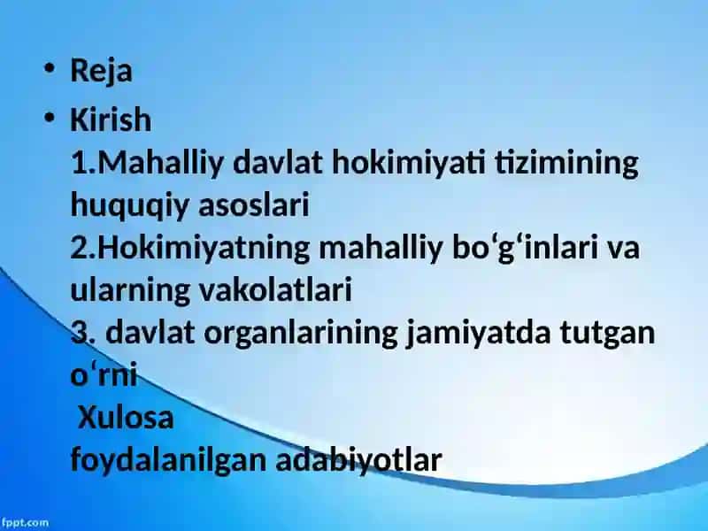 Mahalliy Davlat Organi 2