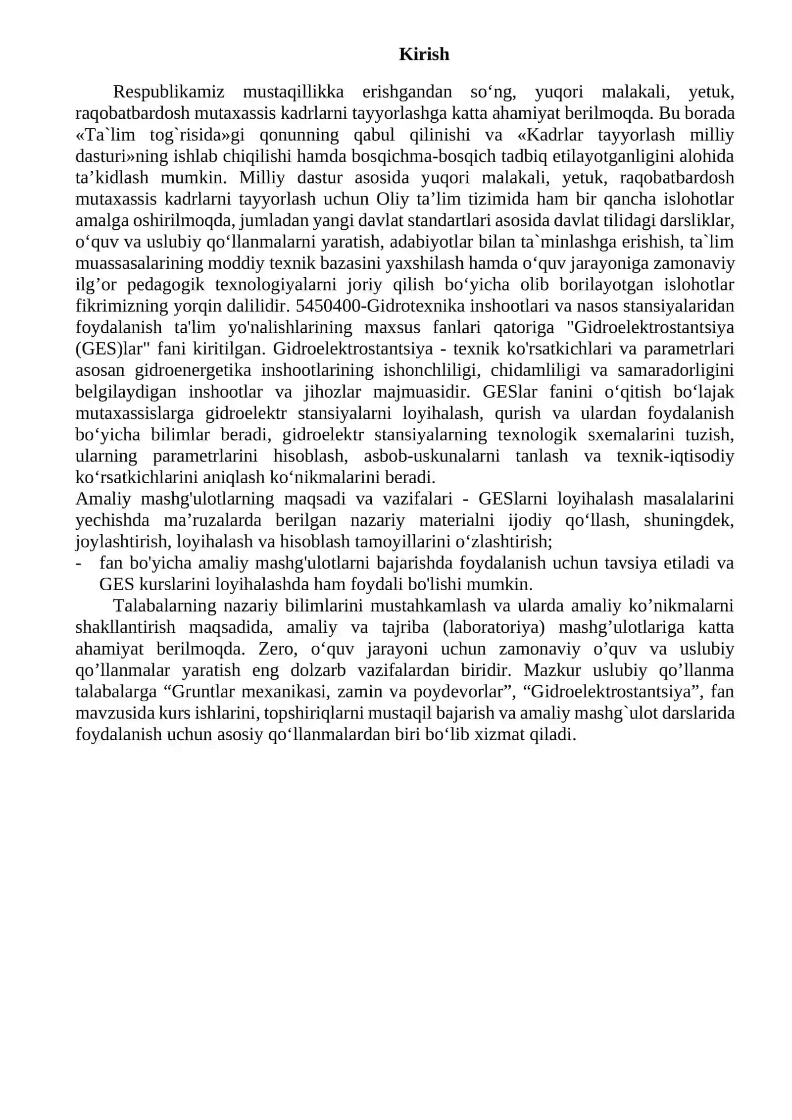 Gidroelektrostansiyalar 2