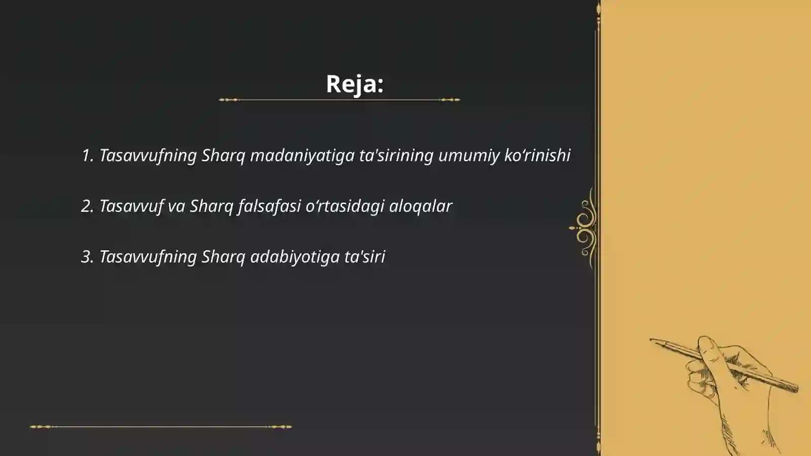 Tasavvuf ta'limotining Sharq madaniyatiga ta'siri 2