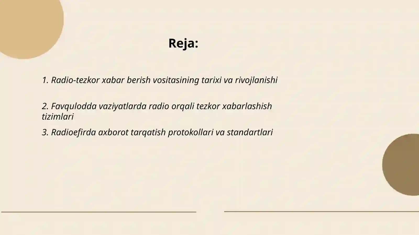 Radio-tezkor xabar berish va axborot tarqatish vositasi 2