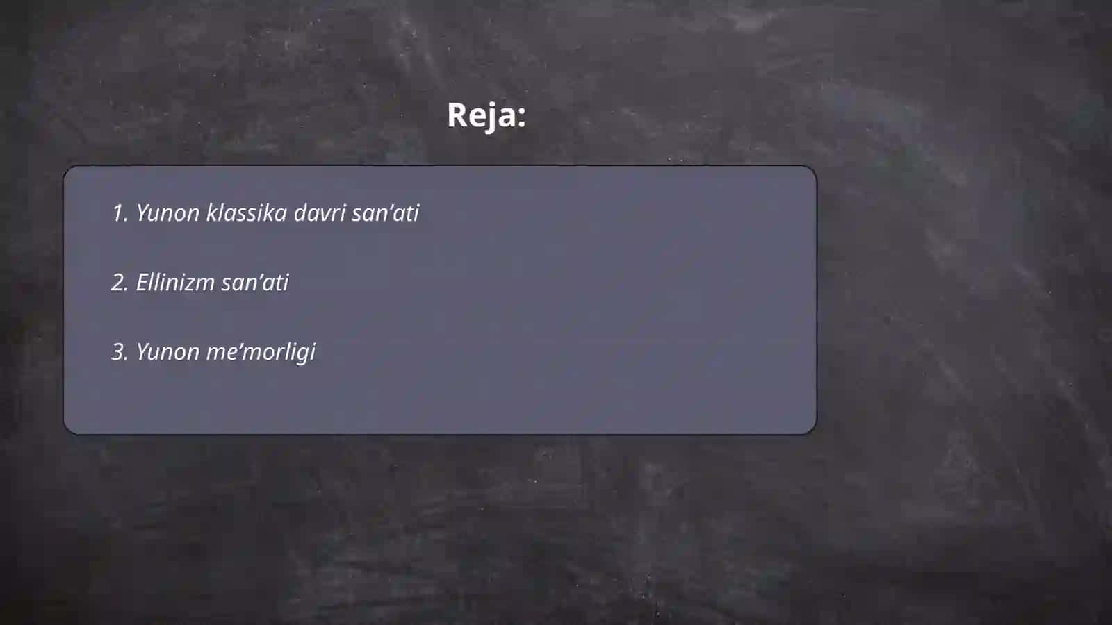 Yunon klassika davri va ellinizm sanʼati 2