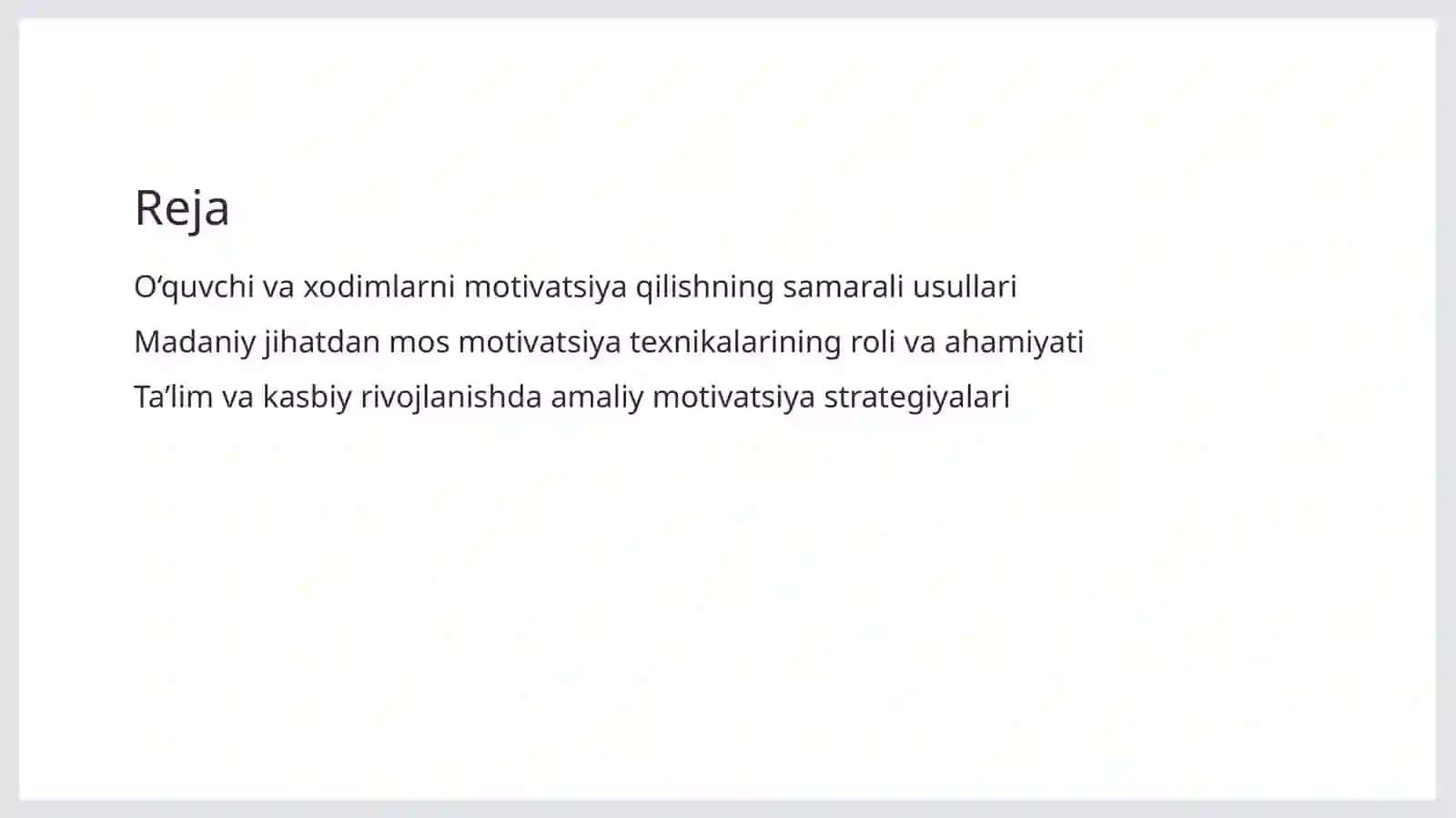 Amaliy motivatsiya usulari 2