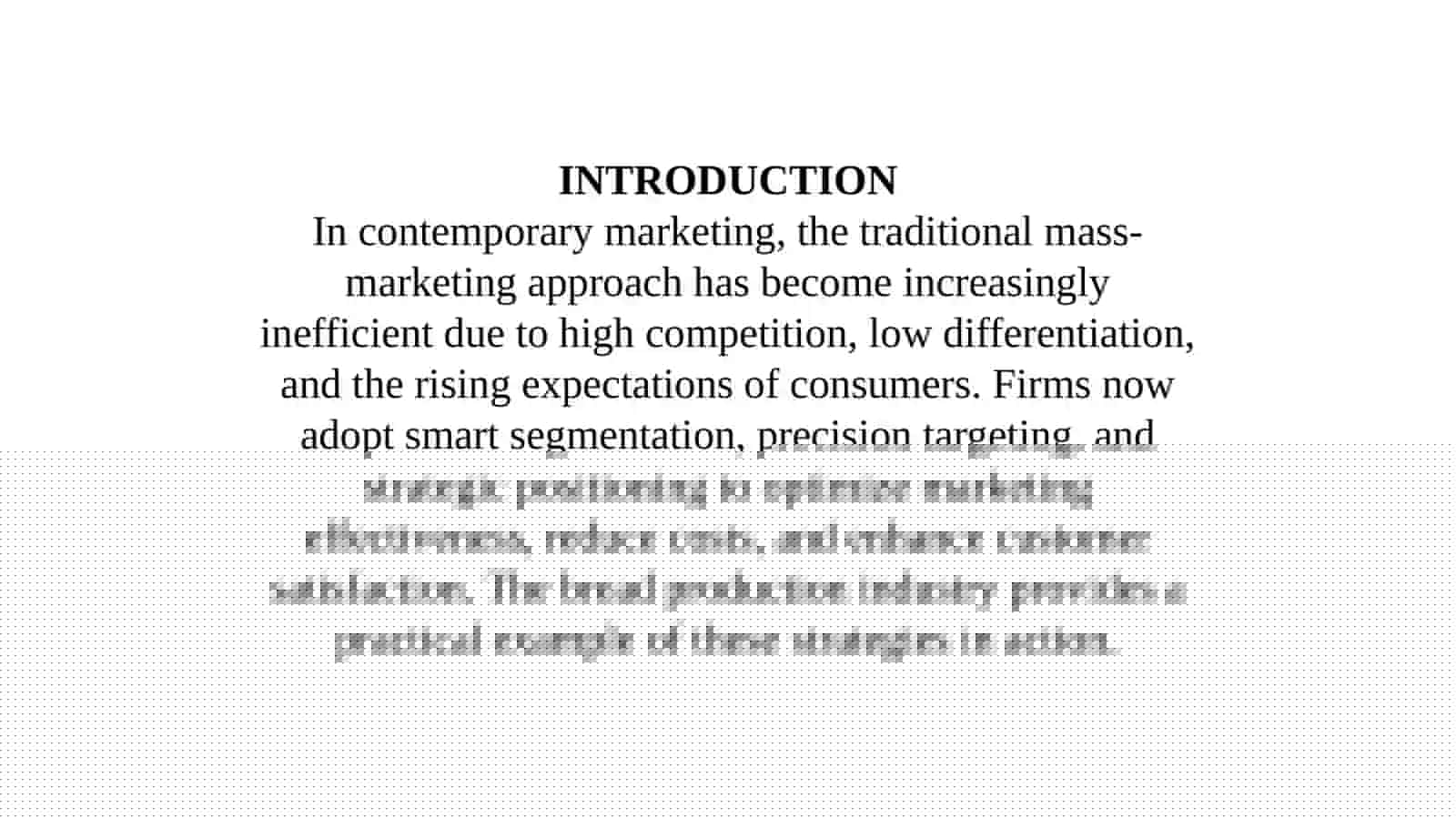 Smart Segmentation and Precision Targeting 2