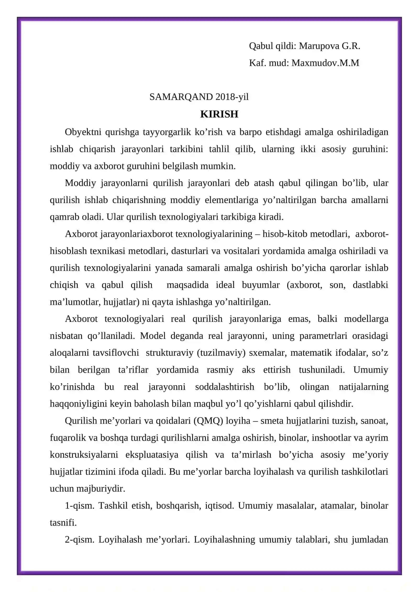 6 Qavatli 2 seksiyali kvartirali turar-joy binosi 2