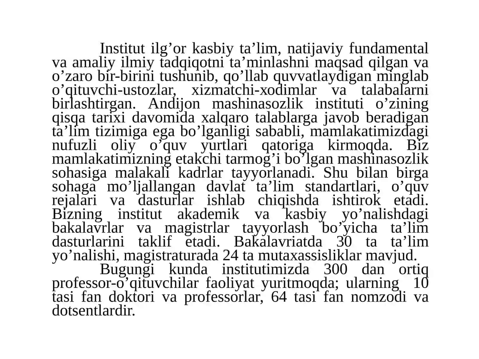 4-MAVZUOLIY TA’LIM MUASSASASITUZILMASI 2