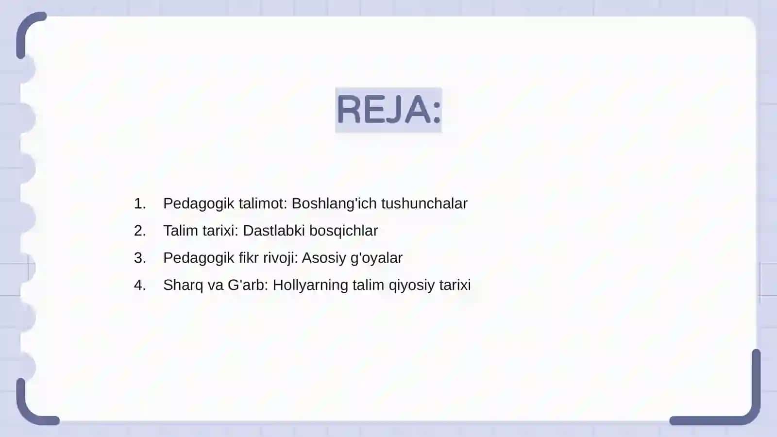 Pedagogik talimotning kelib chiqishi 2