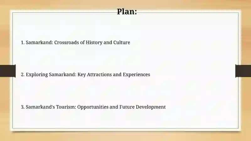 Samarkand: Crossroads of History and Culture 2