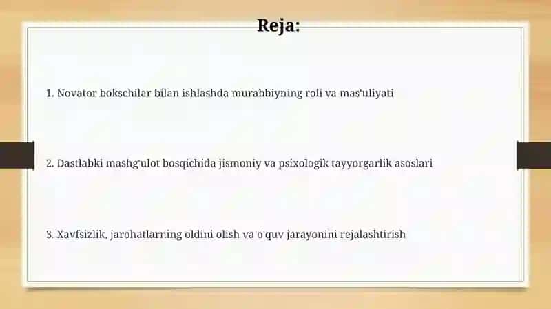 Boshlovchilik bilan ishlash 2