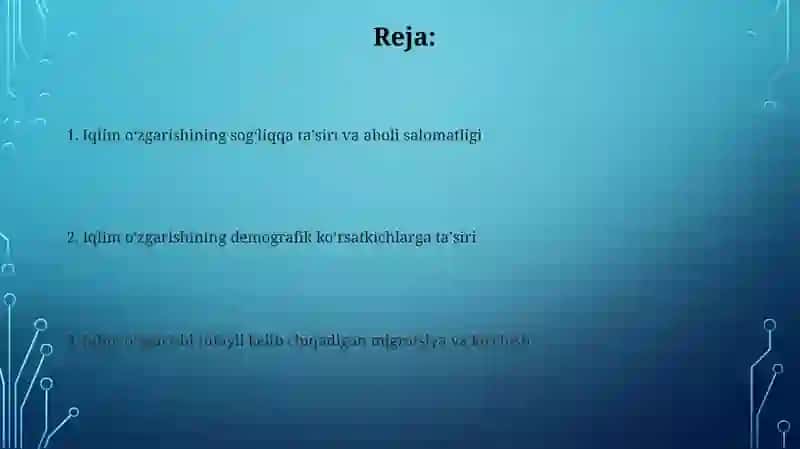 Iqlim oʻzgarishining demografiyaga taʼsiri 2