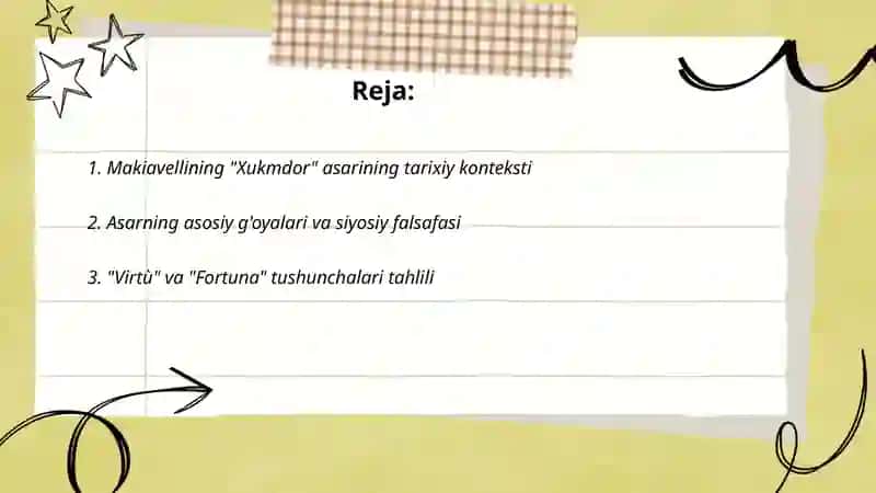 Makiavellining "Xukmdor" asari 2