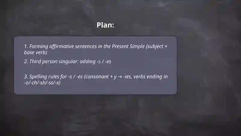 Present simple 2