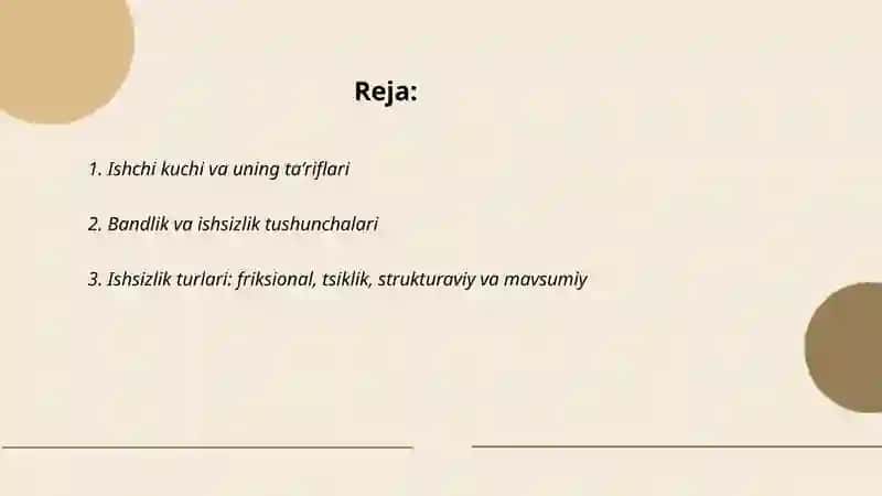 Ishchi kuchi va ishsizlik 2